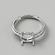 Componenti in ottone anello regolabile&nbsp;LS-FIND-WH0817-014P-B-1-1