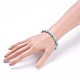 Natural Hemimorphite Stretch Bracelets BJEW-JB03738-02-3