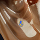 Olycraft 4x5 pollici argilla stencil modello di pelle di serpente schermo di seta per i polimeri di seta stencil astratta pelle di serpente maglia di trasferimento stencil tema animale maglia stencil per argilla polimerica creazione di gioielli DIY-WH0341-395-6