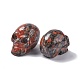 Хэллоуин натуральный красный лабрадорит украшения для дома DJEW-K015-35-3
