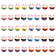 CHGCRAFT 40Pcs 10 Colors Handmade Porcelain Beads PORC-CA0001-11-1