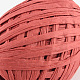 カラーラフィアリボン  ラフィアの紙ひも  ギフトラッピング用  diy クラフト装飾織り  ミックスカラー  3.8~6.2mm  約21.87ヤード（20m）/ロール  12巻/袋 DIY-Q005-03-3
