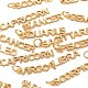 24pcs 12 pendentifs en laiton doré de style KK-LS0001-45-4