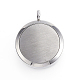 316 Stainless Steel Diffuser Locket Pendants STAS-P102-007A-2