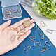 UNICRAFTALE 20Pcs 2 Colors Asymmetric Connector Charms 304 Stainless Steel Link Charms 28x12x1.5mm Connector Pendants 1.5mm Double Hole Link Earring Pendants Necklace Pendants for Jewelery Making STAS-UN0038-38-3
