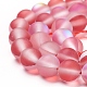 Chapelets de perles en pierre de lune synthétique G-R375-8mm-A18-1