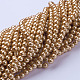 Glass Pearl Beads Strands HY-6D-B48-3