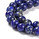 Chapelets de perle en lapis-lazuli naturel G-G953-03-8mm-3
