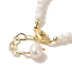 Natural Pearl & Shell Beaded Bracelets BJEW-C051-19G-3