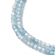 Brins de perles d'aigue-marine bleu diable naturel G-G989-A03-3