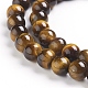 Natural Tiger Eye Beads Strands Z0RQX011-3