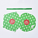 星形のクリスマスギフトボックス  リボン付き  ギフトラッピングバッグ  プレゼント用キャンディークッキー  グリーン  12x12x4.05cm X-CON-L024-F06-3