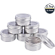 BENECREAT 12 Pcs 80ml Aluminum Tin Jars CON-BC0004-25-80ml-5