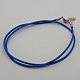 Leather Cord Necklace Making MAK-F002-05-1