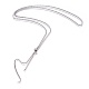 Edelstahl Slider Halskette Herstellung AJEW-JB00476-1
