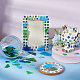 Carreaux de mosaïque de verre multicolores MOSA-WH0001-03C-5