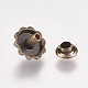 Alloy Wooden Box Pull Handle Knobs PALLOY-WH0010-01AB-4