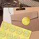 34 лист самоклеящихся наклеек с тиснением золотой фольги DIY-WH0509-031-6