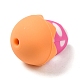 Easter Eggshell Food Grade Eco-Friendly Silicone Focal Beads SIL-Q022-06D-2