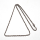 304 из нержавеющей стальной трос цепи ожерелья STAS-L164-02P-2