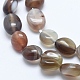 Chapelets de perles en agate à rayures naturelles/agates à bandes G-E483-33-3
