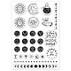 GLOBLELAND Celestial Clear Stamps Constellation Astrological Signs Silicone Clear Stamp Seals for Cards Making DIY Scrapbooking Photo Journal Album Decoration DIY-WH0167-56-1130-8
