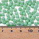 6/0 perle di semi di vetro imitazione giada SEED-N004-006-15-6