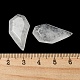Pendentifs de cristal de quartz naturel G-G052-A06-3