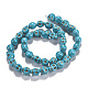 Chapelets de perle en turquoise synthétique teinte G-M145-17-B-2