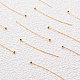 BENECREAT 100PCS 18K Real Gold Plated Ball Head pins KK-BC0003-14G-5