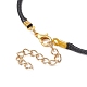 Eco-Friendly Korean Waxed Braided Polyester Cord Necklace Making NJEW-JN04502-4