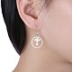 Boucles d'oreilles avec pendentif en laiton EJEW-BB26485-7