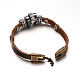 Unisex Leather Cord Bracelets X-BJEW-L549-37-2