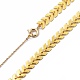 Brass Lariat Necklaces NJEW-JN03001-01-3