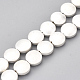 Chapelets de perles en hématite synthétique sans magnétiques G-T114-12-2