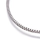 Edelstahl Slider Halskette Herstellung X-AJEW-JB00476-3