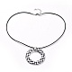 Ожерелья с подвесками из рафии NJEW-JN02359-02-1