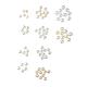 Carte d'échantillon de perles de coquillage SAMPLE-004-2