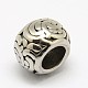 316 Stainless Steel Large Hole Beads X-STAS-O030-04-2
