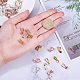 PandaHall Elite 90 pcs 3 Colors Brass Pinch Bails Pinch Clip Bail Clasp Dangle Charm Bead Pendant Connector Findings for Pendants Necklace Jewelry DIY Craft Making KK-PH0036-41-3