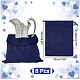 Подарочные пакеты из бархатного шнурка FIND-WH0155-034C-2