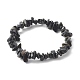 Chip natürliche Obsidian-Stretch-Perlenarmbänder für Kinder BJEW-JB06305-07-1