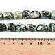 Натуральные зеленые пятна яшмовых нитей G-T138-96-5