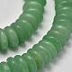 Натуральный зеленый авантюрин heishi beads strands G-K208-23-6mm-3