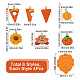 Sunnyclue 1 Box mit 24 Stück Thanksgiving-Charms CLAY-SC0001-51-2