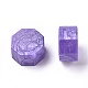 シーリングワックス粒子  レトロシーリング印鑑用  八角形  青紫色  9mm  約1500個/500g DIY-E033-A32-2
