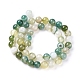 Chapelets de perles en agate à rayures naturelles/agates à bandes G-G582-8mm-47-2