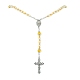 Collana rosario con perle di vetro NJEW-TA00082-04-2