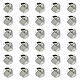 Polyèdre perles de constatation d'alliage FIND-YW0004-25P-1