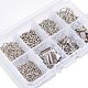 PandaHall Elite Basics Class Lobster Clasp And Jewelry Jump Rings In A Box Jewelry Finding Kit Alloy Drop End Pieces 1 Box FIND-PH0002-01-NF-B-2